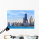 Dusk Downtown Chicago Skyline Wall Decal