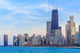 Dusk Downtown Chicago Skyline Wall Decal