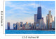 Dusk Downtown Chicago Skyline Wall Decal