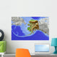 Alaska Shaded Relief Map Wall Decal