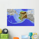 Alaska Shaded Relief Map Wall Decal