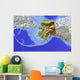 Alaska Shaded Relief Map Wall Decal