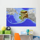 Alaska Shaded Relief Map Wall Decal