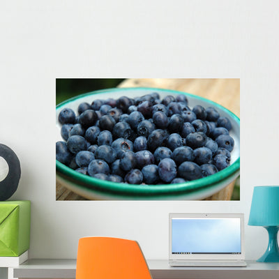 Berries Wall Decal shown on a wall