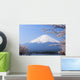 Cherry Blossoms Mount Fuji Wall Decal
