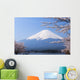 Cherry Blossoms Mount Fuji Wall Decal