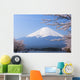 Cherry Blossoms Mount Fuji Wall Decal