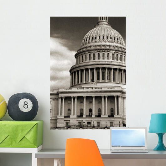 Us Capitol Wall Decal