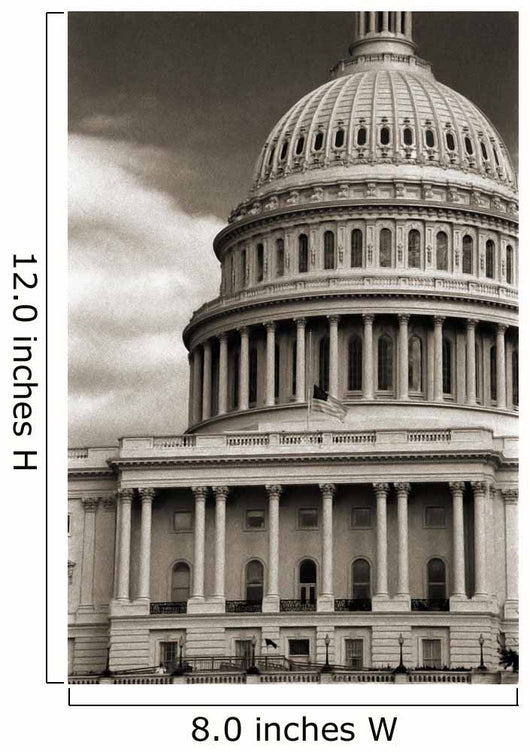 Us Capitol Wall Decal