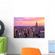 New York City Midtown Twilight Wall Decal