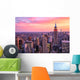 New York City Midtown Twilight Wall Decal