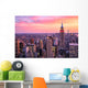 New York City Midtown Twilight Wall Decal