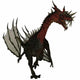Fantasy Dragon Walking Wall Decal