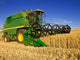 Combine Harvesting Wheat Field Wall Decal