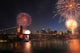 Brooklyn Bridge and Fireworks Wall Decal
