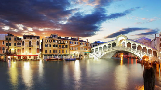 Rialto Bridge Sunset Venice Wall Decal
