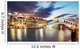 Rialto Bridge Sunset Venice Wall Decal
