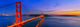Golden Gate Bridge San Wall Decal Panoramic Wall Decal