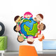 Multi Culture Kids Hands Wall Decal