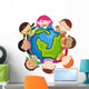 Multi Culture Kids Hands Wall Decal