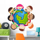Multi Culture Kids Hands Wall Decal