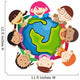 Multi Culture Kids Hands Wall Decal