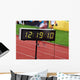 Finishing Runner during Triathlon Wall Decal