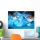 Young Surgery Team Operating Wall Decal