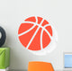 Basketball Orange with Drop Wall Decal