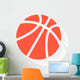 Basketball Orange with Drop Wall Decal