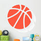 Basketball Orange with Drop Wall Decal