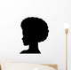 Afro-american Girl Wall Decal