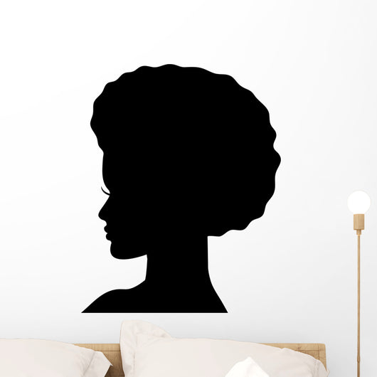 Afro-american Girl Wall Decal