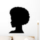 Afro-american Girl Wall Decal