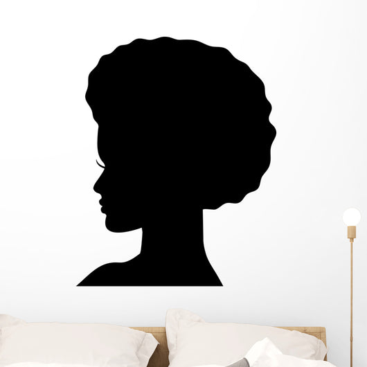 Afro-american Girl Wall Decal