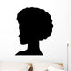 Afro-american Girl Wall Decal