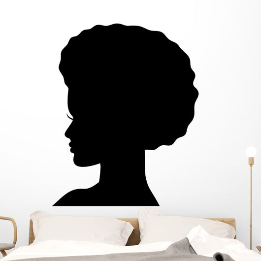 Afro-american Girl Wall Decal