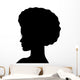 Afro-american Girl Wall Decal