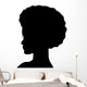 Afro-american Girl Wall Decal