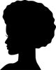 Afro-american Girl Wall Decal