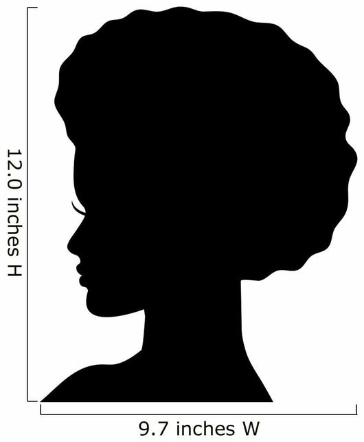 Afro-american Girl Wall Decal
