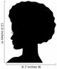 Afro-american Girl Wall Decal