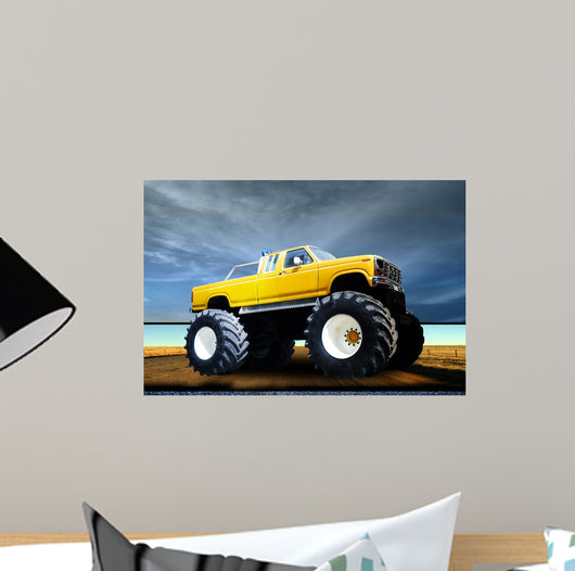 Monster Truck Wall Decal