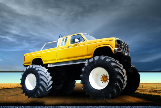 Monster Truck Wall Decal