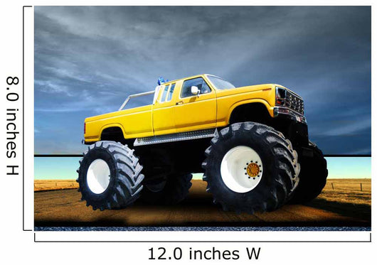 Monster Truck Wall Decal