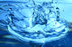 Blue Water Splash Macro Wall Decal