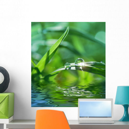 Green with Grass Wall Decal