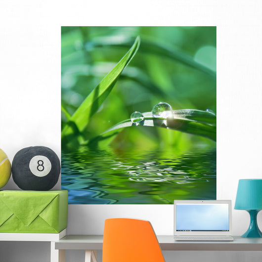 Green with Grass Wall Decal