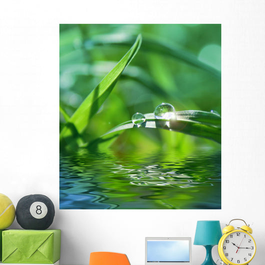 Green with Grass Wall Decal
