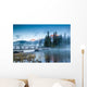 Canadian Landscape Misty Sunrise Wall Decal